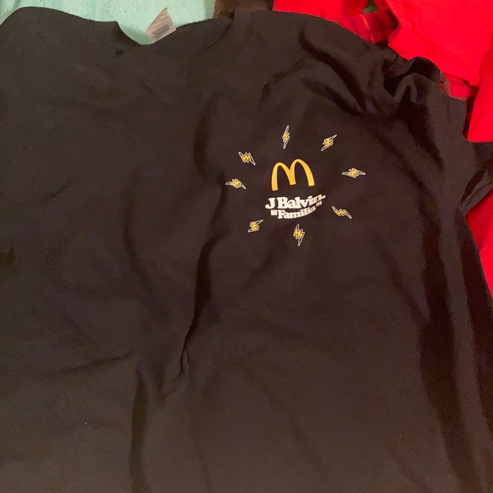J balvin X McDonald’s shirts